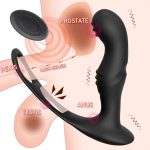 Male Prostate Massage Remote Anal Vibrator 10 Speeds Delay Ejaculation Ring Testis Stimulate Anus Plug Butt Adult Sex Toys 18+ - 图片 2