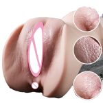 TPE 3D Artificial Vagina Male Masturbators Cup Realistic Vaginal Real Vagina Soft for Men Masturbation - 图片 2