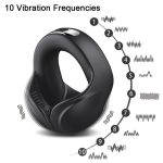 Rechargeable Penis Ring Vibrator - G-Spot Stimulating Couples' Toy Adult Sex Accessory for Men & Women Sex Toy for Couples - 图片 2