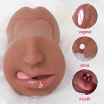 3 in 1 Male Masturbator Realistic Pocket Pussy Stroker Masturbadores Masculinos - 图片 2