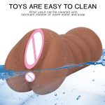 Pocket Pussy Realistic Silicone Anal Ass Vagina Masturbation Artificial Hacer Juguete Sexual Para Hombres - 图片 2