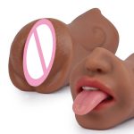 Male Masturbation Device XISE Private Life Soft Touch Feeling Easy to Clean Elastic and Odorless Realistic Oral Mas - 图片 2