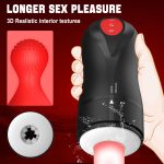 Allow Masturbating Videos Thrusting Electric Airplane Cup Male Portable Masturbator for Men Thrusting Prostate Massager Sex Toy - 图片 2