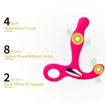 OEM Wireless Remote Control Telescopic Prostate Massager Delay Ejaculation Cock Ring for Men Butt Plug Anal Vibrator for Couples - 图片 2