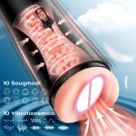 OEM Waterproof 3D Vagina Realistic Pussy Male Stroker Vibrator Vacuum Sucking Electric Masturbation Cup Sex Toy for Men Solo - 图片 2