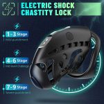OEM Male Electric Shock Smart Chastity Lock Nautilus Penis Dummy Female SM Training Abstinence Electric Cage Adult Ring - 图片 2