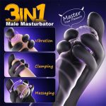 Male Sex Toys for Men Masturbators Tentacle Penis Vibrator Stroker with 10 Clamping 10 Vibrating Modes for 360?? Training Wrap - 图片 2