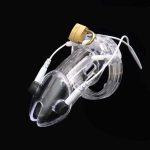 OEM Standard Cage Male Electro Chastity Device Shock Belt Cock Penis Lock Plastic Adult Sleeve Sex Toys - 图片 2