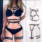 OEM New Sm Toy Sexy Clothes PROM Dress Female Leg Binding Belt Role Playing Games Couples Flirting Sex Body Bondage - 图片 2