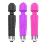 Powerful Rechargeable Silicone Vibrator AV Massage Clitoris Stimulator Vibrators for Women Body Wand Massager - 图片 2