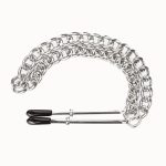 OEM Wholesale Nipple Clamps Bondage Stainless Steel Adjustable Bondage Sex Nipple Clamps with Chain - 图片 2