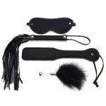 OEM 4Pcs Slave Set Adult Toys BDSM Kits Eye Mask Whip Paddle Anal Plug Sex Games Erotic Sex Toys for Women Couples - 图片 2