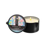 OEM Metal Tin Jar Massage Oil Candle with Logo Natural Plant Extracted Hot Massage Essential Oil - 图片 2