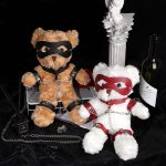 OEM New Violent Bear Gift for Adult Game Stuffed Sex Toy Bondage Gear Sexy SM Toy Bondage Bear - 图片 2