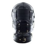 OEM Factory BDSM Bondage Hood PVC Puppy Hood Leather Hood Eye Mask BDSM-Gear Fetish Mask Bondage Restraints - 图片 2
