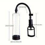 9.45inch Erotic Male Exerciser Aeroplane Cup Puller Rubber Sleeve Male Penis Stretching Trainer - 图片 2