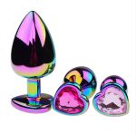 Colorful Anal Plug Crystal Jewelry for Couples Expansion Sm Products Women Plug Anal Metal Butt Plug Sex Toys - 图片 2