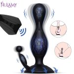 Anal Sex Toys Soft Silicone Male Prostate Massager Vibrating Anal Plug Vibrator Remote Anal Beads Dildo Sex Vibrator - 图片 2