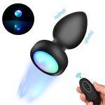 2025 Sex Toys Wireless Butt Plug Anal Plug with LED Light Anal Sex Toys for Woman Butt Vibrator Dog Style Couples Foreplay Game - 图片 2