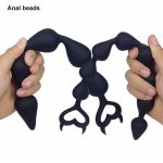 Silicone Anal Beads Stimulator Anus Plugs Smooth Vagina Produtos Eroticos Anale Homme Anal Plug Beads - 图片 2