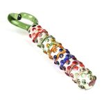 OEM Bumping Heart Shaped Vibrator Anal Transparent Anal Vibrator Plug Anal Toys for Lesbian Gay Couples - 图片 2