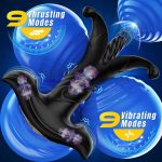 OEM Remote Control Tension Shock Flapping Thrusting Vibrating Male Vibrator Anal Extender Trainer Prostate Massager - 图片 2