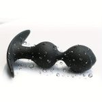 OEM Heavy Silicone Butt Plug with Built-in Stainless Steel Ball Anal Sex Toy for Anal Training and Masturbation - 图片 2