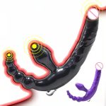 Sex Lesbian Double Dildo Vibrators Anal Dildo Vibrator Big Butt Plug Anal Dildo Vibrator for Lesbian Sex Games - 图片 2