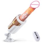 Wholesale Remote Control 5-frequency Vibrating Heating Dildo Masturbation Machines Automatic Thrusting Dildo Machine for Women - 图片 2