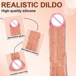 Adult Sex Toys Female Masturbator Heating Penis Big Dildo Remote Control Auto Thrusting Sex Toys Dildo for Woman - 图片 2