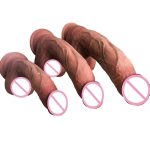 OEM Realistic Artificial Silicone Huge Dildo Soft up & Down Moving Head Vibrator Adult Sex Toy for Women - 图片 2