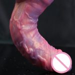 OEM Huge Dildo Realistic Big Silicone Rubber Dildo Penis Sex Toy for Lady - 图片 2