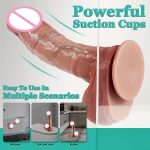 OEM Realistic Dildo for Beginners with Strong Suction Cup, Realistic Penis for G-Spot Stimulation Strapless Dildo Anal Sex Toys - 图片 2