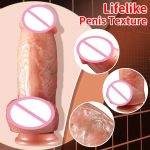 OEM Real Dildo Mushroom Head Realistic Big Dildo Vibrator Sex Toy for Women Vibrator and True Feel Penis Vibrator - 图片 2
