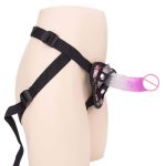 OEM Huge Dildos Lesbian Sex Toys for Couple Vibrator Ultra Elastic Harness Strap on Dildo for Women Panties Sex Products - 图片 2