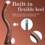 OEM Flexible Lifelike Dual Density Silicone Realistic Dildo, Reproduction Real Thick Dildo - 图片 2