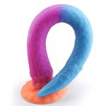 OEM Glow-in-the-Dark Luminous Silicone Creature Cock Anal Plug Tentacle 46cm Super Long Snake Animal Dildo - 图片 2