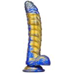 OEM Liquid Silicone G-Spot Vaginal Anal Masturbation Sex Toy Alien Fantasy Dragon Monster Anal Dildo Male Butt Plug - 图片 2