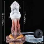 OEM Monster Squirting Silicone Ejaculating Dildo Adult Toys for Women Men with Knots Alien Fantasy Dildo - 图片 2