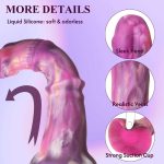 OEM Silicone Vibrating Fantasy Monster Dildo G-Spot Clit Anal Stimulation Remote Control Thick Horse Animal Dildo Vibrator - 图片 3