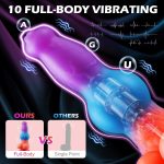OEM 9.53Inch Dog Animal Ejaculating Vibrating Squirting Knot Dildo Dragon Monster Fantasy Huge Horse Dildo Adult Toys - 图片 3