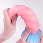OEM Female Masturbator G-Spot Anal Ass Sex Toy Huge Thick Silicone Fantasy Anal Dildo Large Big Butt Plug for Women Vaginal Sex - 图片 3