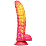 OEM Liquid Silicone G-Spot Vaginal Anal Masturbation Sex Toy Alien Fantasy Dragon Monster Anal Dildo Male Butt Plug - 图片 3