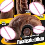 OEM Remote Control Dildo Vibrator Sex Toy Female Couple Game Real Dildo Thrust G-spot Massage USB Magnetic Dildo for Women - 图片 3