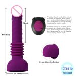 OEM Big Dildo Vibrator for Women Realistic Huge Penis Sex Toy Real Dick Wireless Remote Control% - 图片 3