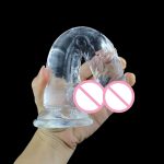 Factory Wholesale Cheap and Colorful Dildo TPE Realistic Huge Artificial Penis Crystal Dildo for Women - 图片 3