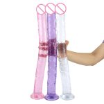46mm Realistic Dildo Anal Sex Extremely Soft Dildo Soft Lifelike Beginner Sex Toy Jelly Dildo G Spot Adult Sex Toys for Women - 图片 3