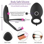 Hot Sale Male Women Adult Products for Sex Shops Long-Lasting Ring Lock Ring Precision Vibrating Cock Ring Rechargeable - 图片 3