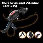 Wholesale Cock Ring Clitoral Stimulator Vibrating Couple Silicone Ring Man Penis Rings for Men Ejaculation Delay - 图片 3