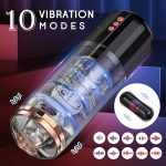 Factory Wholesale Man Masturbation Thrusting Male Masturbator Telescopic Rotation Silicone Vagina Masturbation Sex Toys - 图片 3